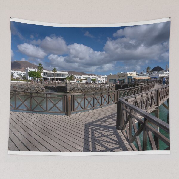 Item preview, Playa Blanca Marina Footbridge designed and sold by hawkie.