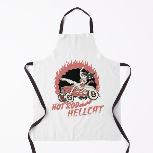 Item preview, Pinup Hellcat Hot Rod Fire Flames Classic Car, Merch By Amazon, Redbubble, Teepublic, Limited Editi designed and sold by CobwebCritters.