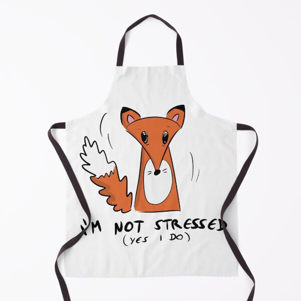 Item preview, Totally Not Stressed Fox designed and sold by DesignFreakArt.