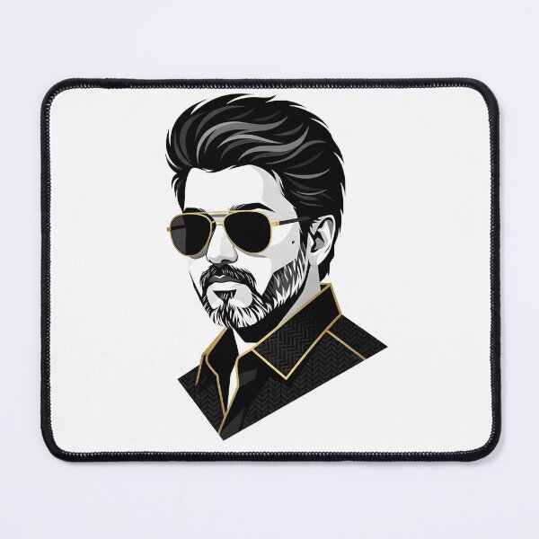 Item preview, Thalapathy Vijay: Minimalist Vector Portrait designed and sold by VortexPix.