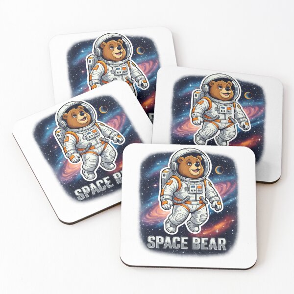 Item preview, Space Bear Astronaut - Cute Galaxy Explorer & Sci-Fi Cartoon Tee designed and sold by RelateAndTee.