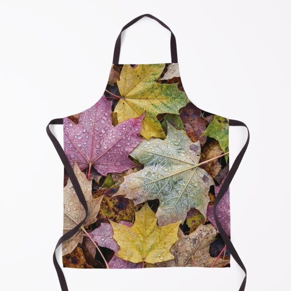 Item preview, Dew-Covered Fall Maple Leaves designed and sold by Tridentulus.