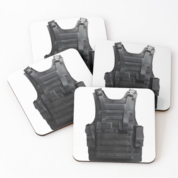 Item preview, black bulletproof vest designed and sold by NF Designs Studio DTF.
