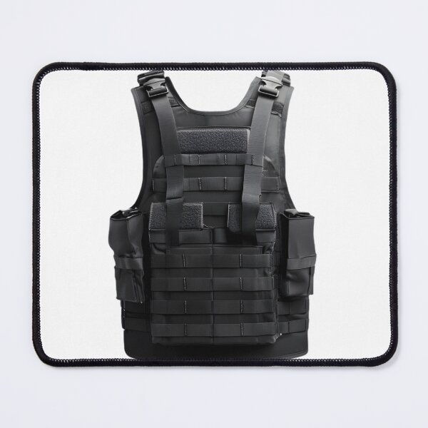 Item preview, black bulletproof vest designed and sold by NF Designs Studio DTF.