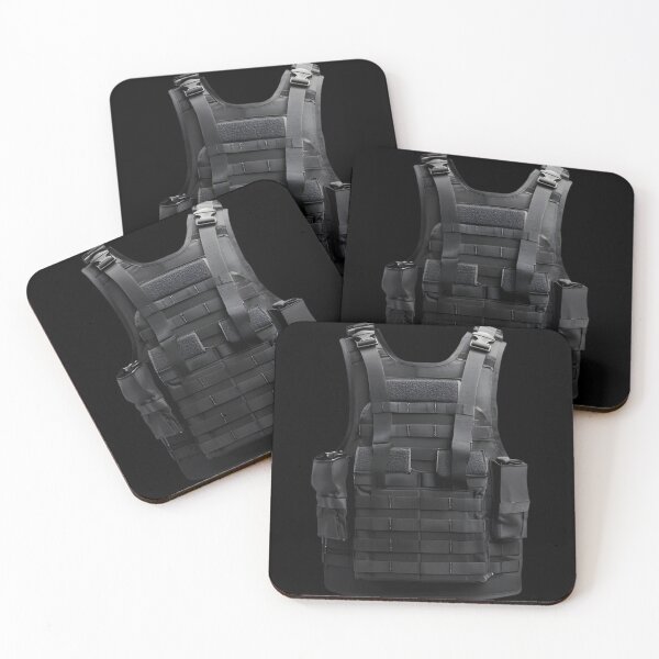 Item preview, black bulletproof vest designed and sold by NF Designs Studio DTF.
