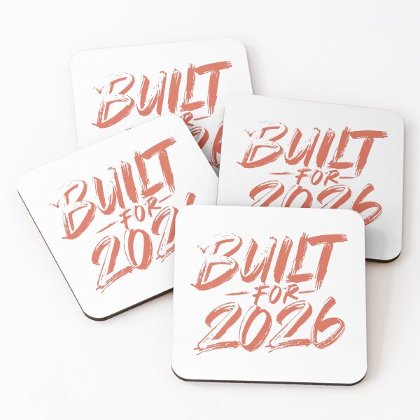 Item preview, Built for 2026 Brush Typography designed and sold by DavidTeeStudio.