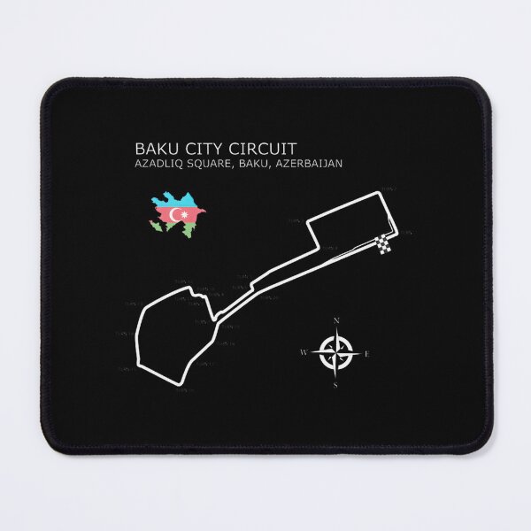 Item preview, Baku City Circuitpng, Merch By Amazon, Redbubble, Teepublic, Limited Edition, Perfect Gift For You  designed and sold by HalloFrogs.