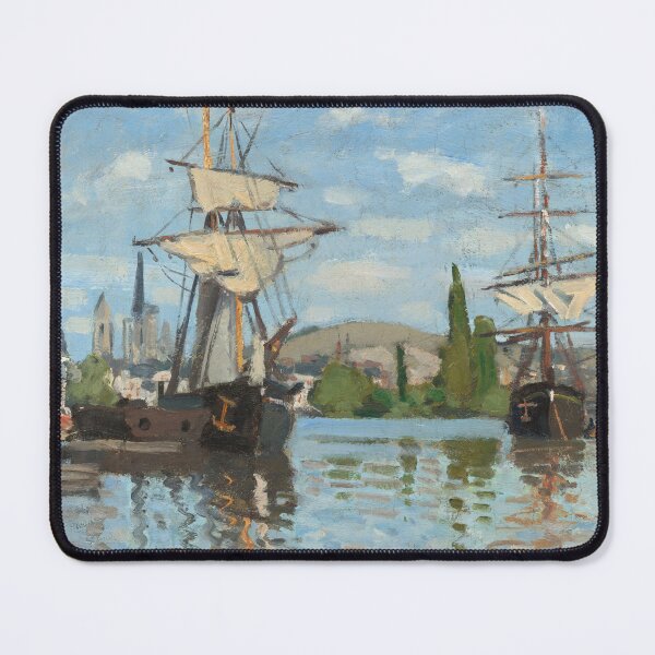 Item preview, Ships Riding on the Seine at Rouen designed and sold by magdalashore.