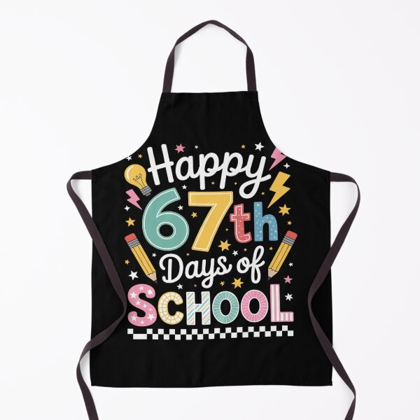 Item preview, Happy 67th Day of School Funny 6 7 Meme Boy Girl Teacher designed and sold by SIGORDESIGN.