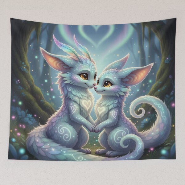 Item preview, Eternal Soulmates: Mystical Forest Guardians designed and sold by JanRizz.