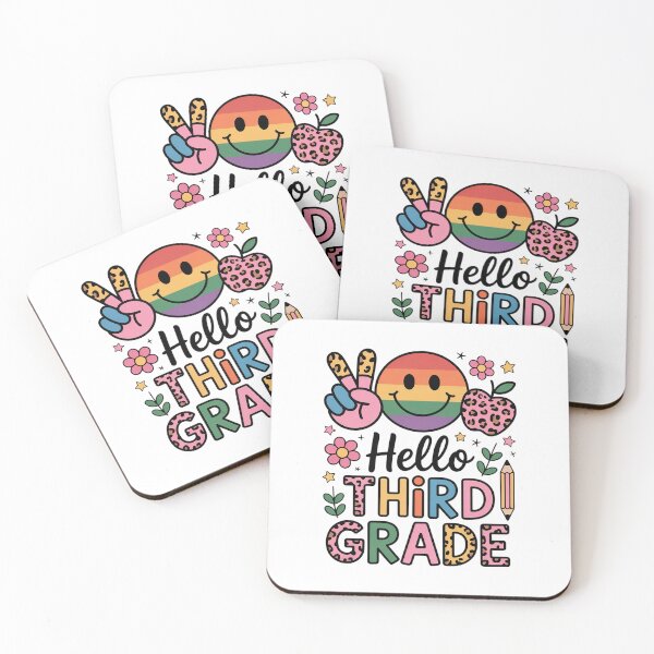Item preview, Hello 3rd Grade Boy Girl Teacher Back to School 3rd Grade designed and sold by SIGORDESIGN.