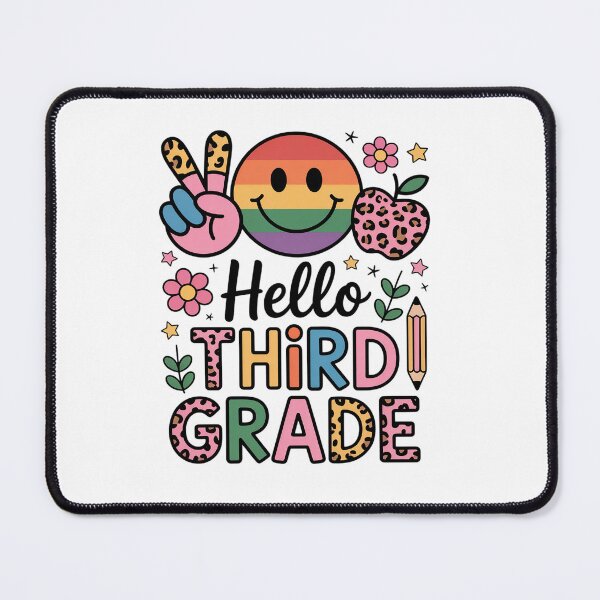 Item preview, Hello 3rd Grade Boy Girl Teacher Back to School 3rd Grade designed and sold by SIGORDESIGN.