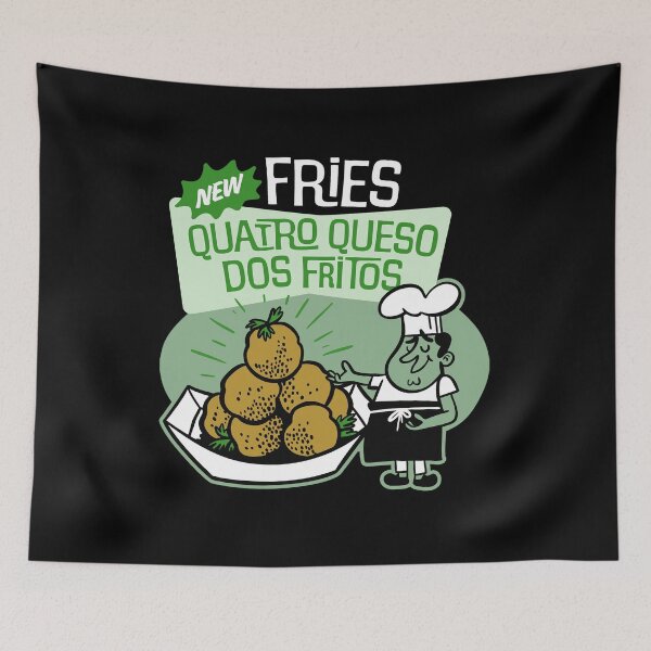 Item preview, Fries Quatro Queso Dos Fritos - Psych Show  designed and sold by TashaRobert.