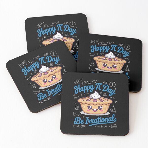 Item preview, Happy Pi Day Be Irrational Cute Math Geek Funny Kawaii Pie designed and sold by SIGORDESIGN.