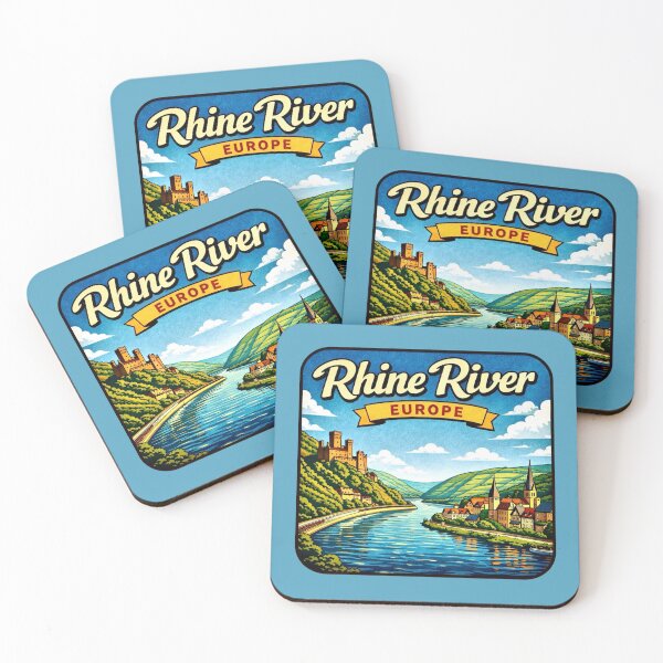 Item preview, Rhine River Europe designed and sold by Myra365Art.