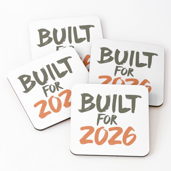 Item preview, Built for 2026 Bold Brush Typography designed and sold by DavidTeeStudio.