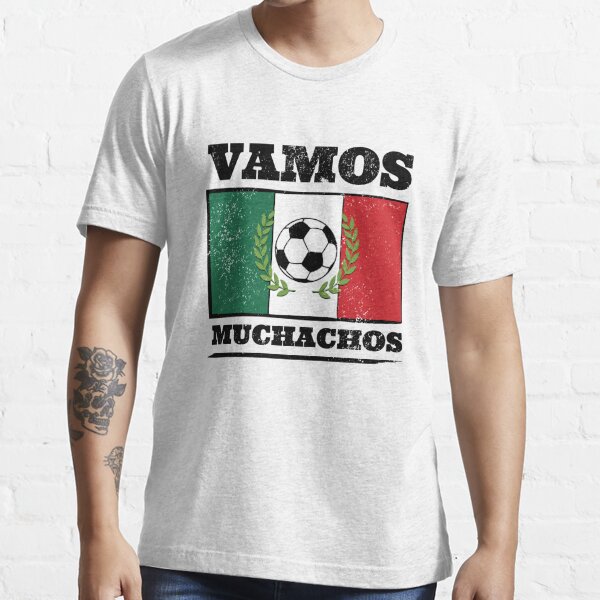 Vamos Muchachos Mexico Soccer 3/4 Women Sleeve Baseball Jersey Shirt