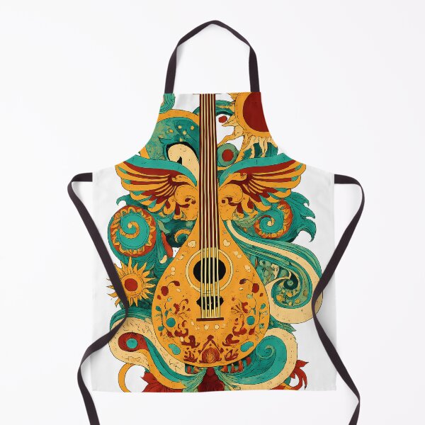 Item preview, Retro 70s Anatolian Psychedelic Saz - Vintage Turkish Rock Art designed and sold by etuvibes.