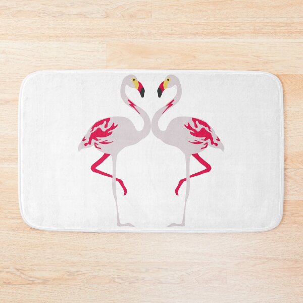 Item preview, Elegant Pink Flamingo Couple Art designed and sold by Adappai.