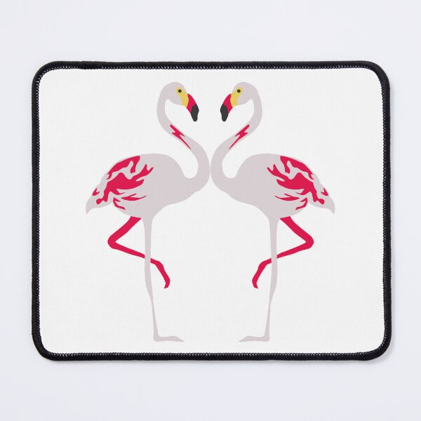 Item preview, Elegant Pink Flamingo Couple Art designed and sold by Adappai.