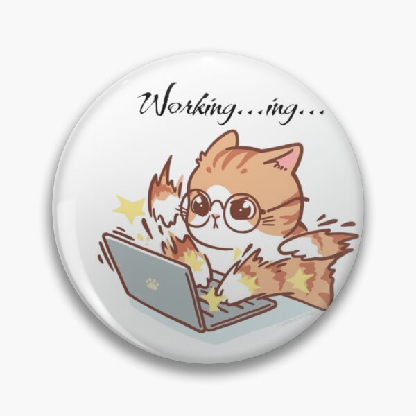 Item preview, Working Kitty  designed and sold by CuteeSensee.