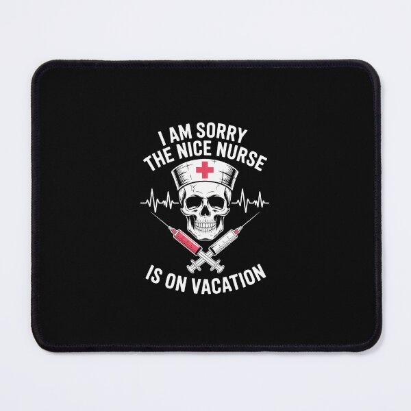 Item preview, Nurse Vacation Skull Fun Joke designed and sold by SyncSusscess.