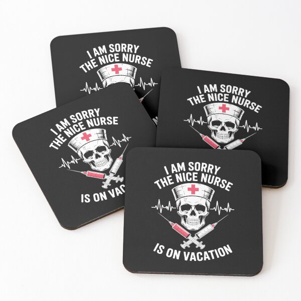 Item preview, Nurse Vacation Skull Fun Joke designed and sold by SyncSusscess.