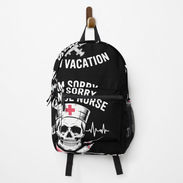 Item preview, Nurse Vacation Skull Fun Joke designed and sold by SyncSusscess.