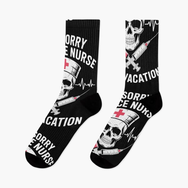 Item preview, Nurse Vacation Skull Fun Joke designed and sold by SyncSusscess.