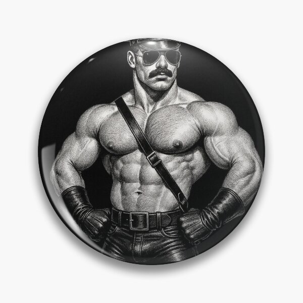 Item preview, 1940s Vintage Berlin In Demand Gay Leather Daddy Tom of Finland Tribute Graphic Design designed and sold by ItsAKinkThing.