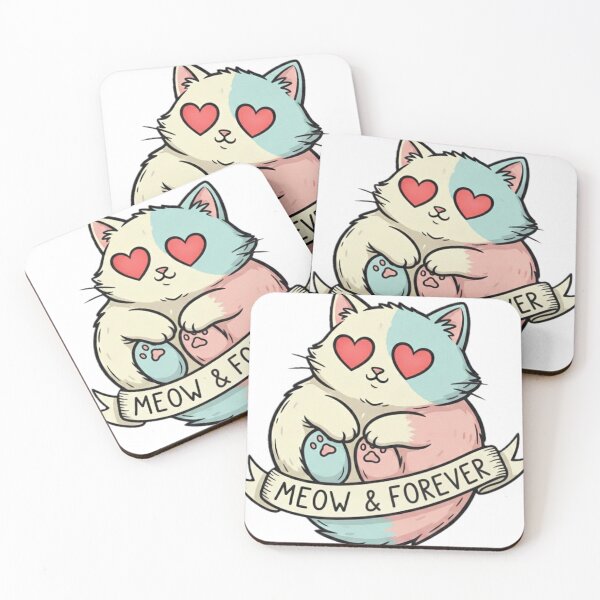 Item preview, Meow & Forever | Cute Kawaii Cat Tattoo Aesthetic designed and sold by JanRizz.