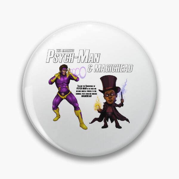 Item preview, The Amazing Psych-Man & Magichead  designed and sold by TashaRobert.