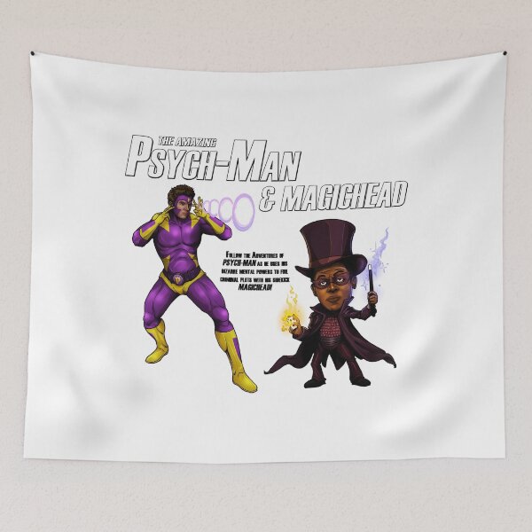 Item preview, The Amazing Psych-Man & Magichead  designed and sold by TashaRobert.
