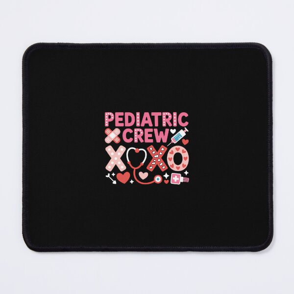Item preview, Nurse Pediatric Crew Nurse Valentine Leopard Crew designed and sold by SyncSusscess.