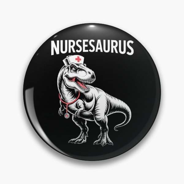 Item preview, Nurse Saurus Funny Dinosaur designed and sold by SyncSusscess.