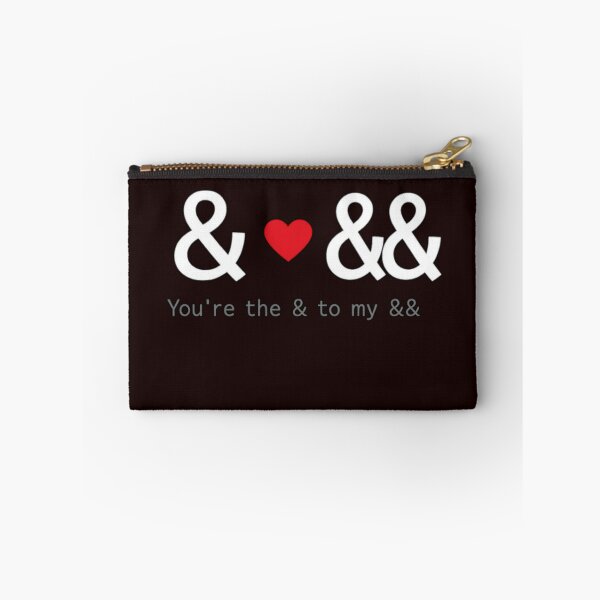 Item preview, You’re the & to my && – Programmer Valentine Minimalist Code Love Design designed and sold by FrameFlow.