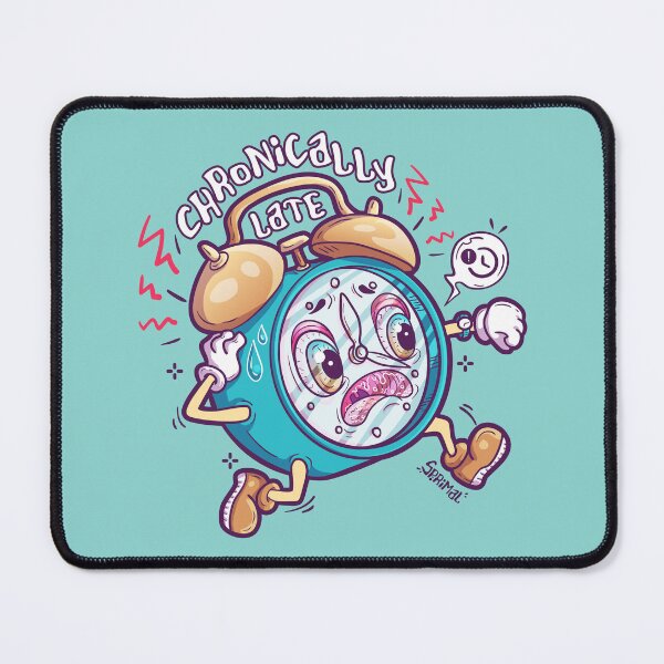 Item preview, Chronically Late Clock - time pun designed and sold by SPIRIMAL.