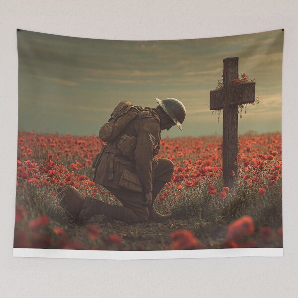 Item preview, Tribute in the Field of Red designed and sold by Skyframe Aviation.