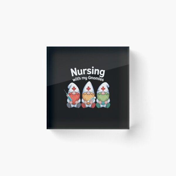 Item preview, Nursing with My Gnomies Gnomes Nurses designed and sold by SyncSusscess.