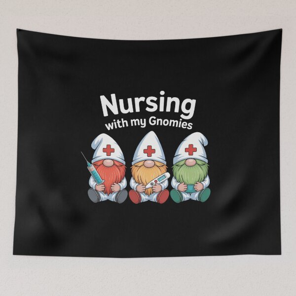 Item preview, Nursing with My Gnomies Gnomes Nurses designed and sold by SyncSusscess.