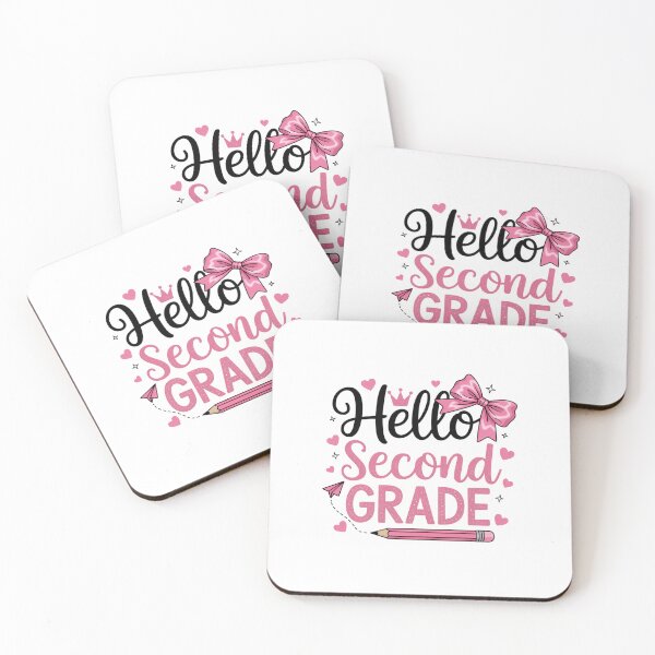 Item preview, Hello Second Grade First Day of School Coquette Teacher Gir designed and sold by SIGORDESIGN.
