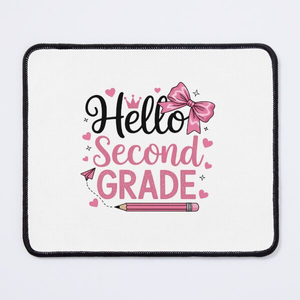Item preview, Hello Second Grade First Day of School Coquette Teacher Gir designed and sold by SIGORDESIGN.