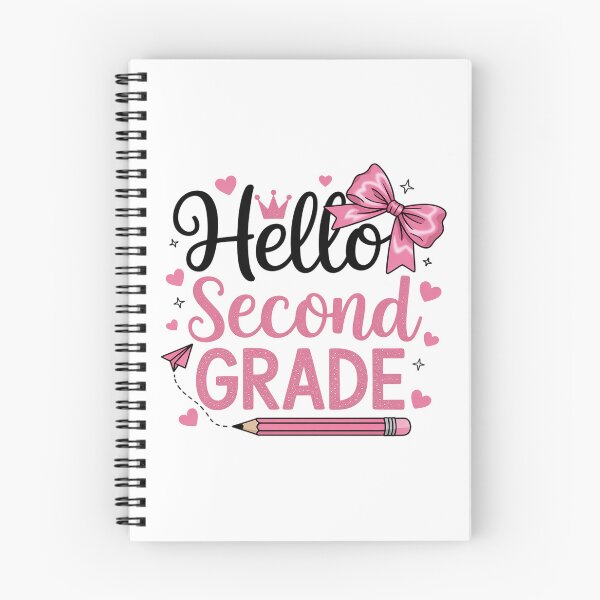Item preview, Hello Second Grade First Day of School Coquette Teacher Gir designed and sold by SIGORDESIGN.
