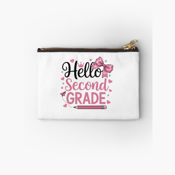 Item preview, Hello Second Grade First Day of School Coquette Teacher Gir designed and sold by SIGORDESIGN.