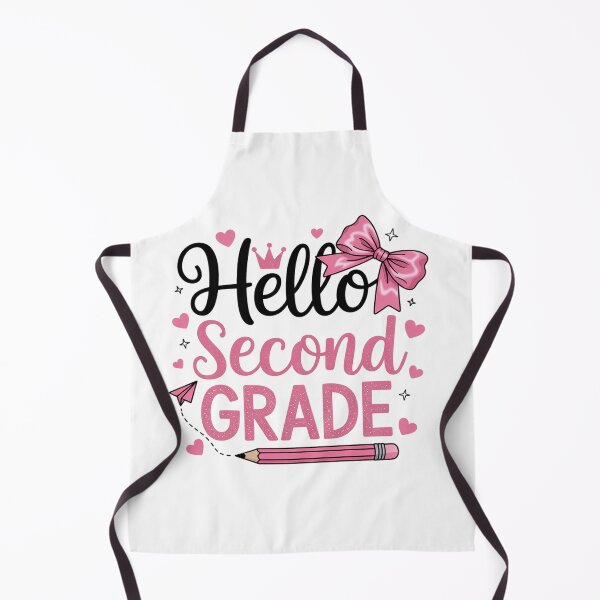 Item preview, Hello Second Grade First Day of School Coquette Teacher Gir designed and sold by SIGORDESIGN.