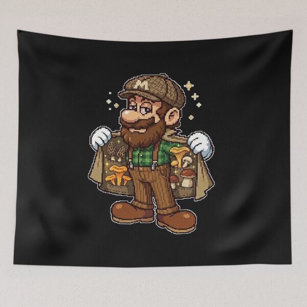 Item preview, Pixel Art Mushroom Dealer Retro Foraging Humor designed and sold by AdyKurniawan.