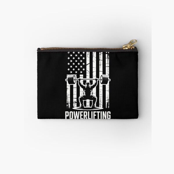 Artikelvorschau, Patriotisches Fitnessstudio Lustige amerikanische Flagge Powerlifting entworfen und verkauft von SyncSusscess.