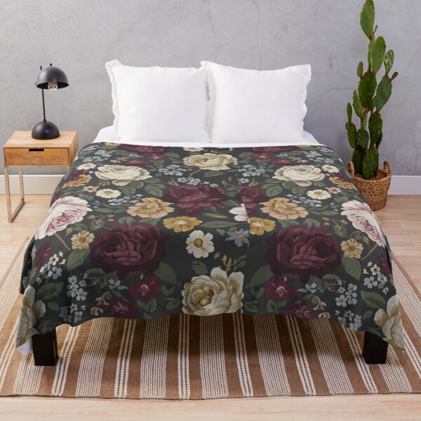 Item preview, Vintage Floral Garden Blanket Design designed and sold by Snout & Shout..
