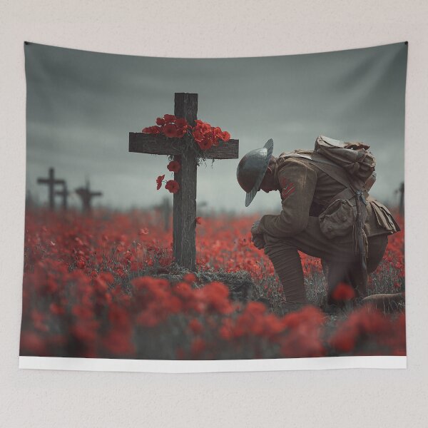 Item preview, British Soldier Memorial Art designed and sold by Skyframe Aviation.