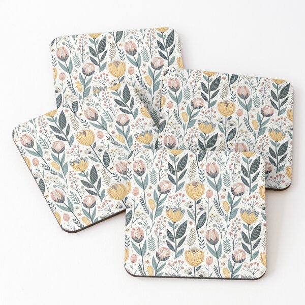 Item preview, Nordic Spring Flowers | Scandinavian Folk Design designed and sold by Shuga-Design.